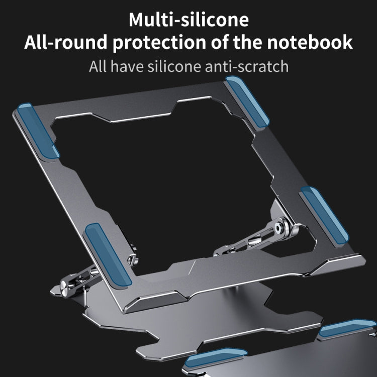 Supporto laptop regolabile in lega di alluminio R-JUST HZ09