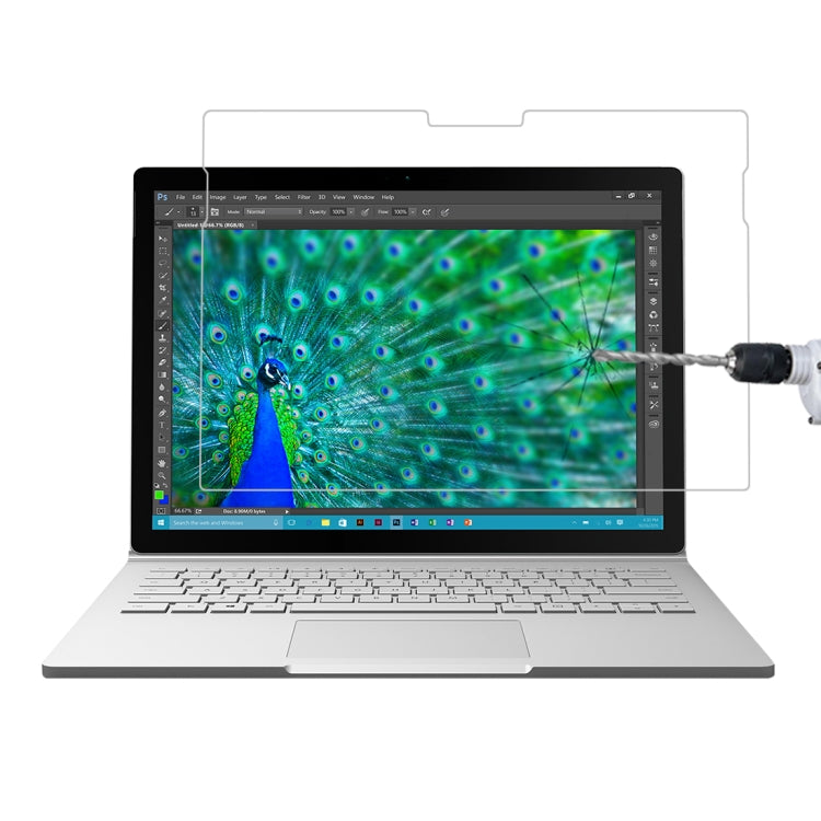 Pellicola vetro temperato 9H per Microsoft Surface Book 13.5"
