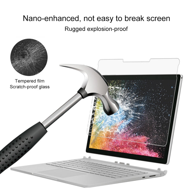 Pellicola in vetro temperato per Microsoft Surface Book 2 15 poll