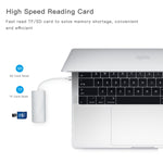 Hub USB-C 8 in 1 con HDMI, SD, TF, VGA e RJ45