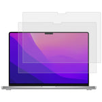 Pellicola vetro temperato MacBook Pro 16,2" 9H 2 pezzi