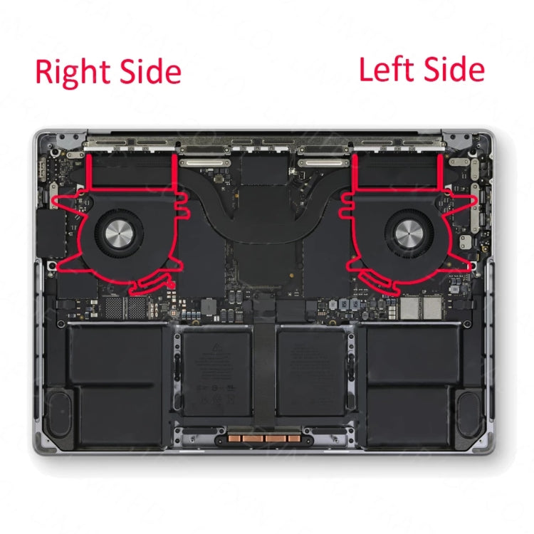 Ventole di raffreddamento CPU per MacBook Pro 14 A2442 EMC3650 - immagine 4