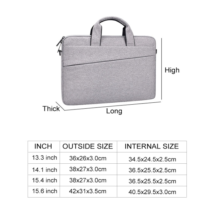 Borsa per laptop 15,6 pollici in Oxford con doppie tasche laterali - immagine 7