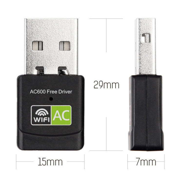 Adattatore WiFi USB Dual Band 600 Mbps