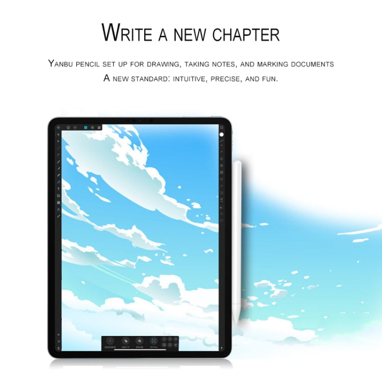 Penna stilo capacitiva attiva per iPad con punta 1,4 mm