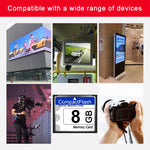 Scheda Compact Flash da 8 GB memoria flash