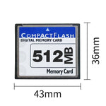 Scheda Compact Flash da 512 MB memoria flash