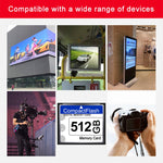 Scheda Compact Flash da 512 MB memoria flash