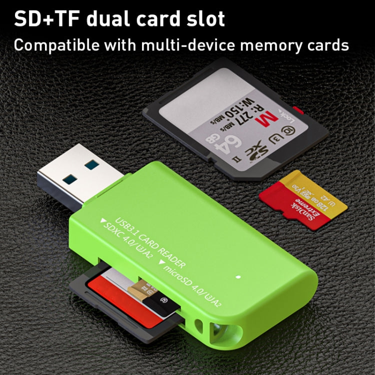 Lettore schede SD e TF USB 3.1 doppio slot