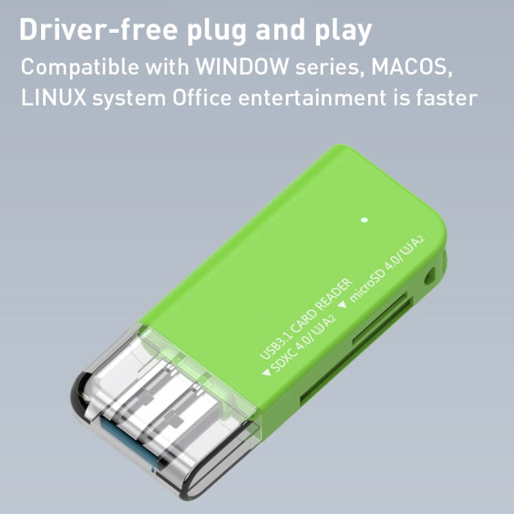 Lettore schede SD e TF USB 3.1 doppio slot