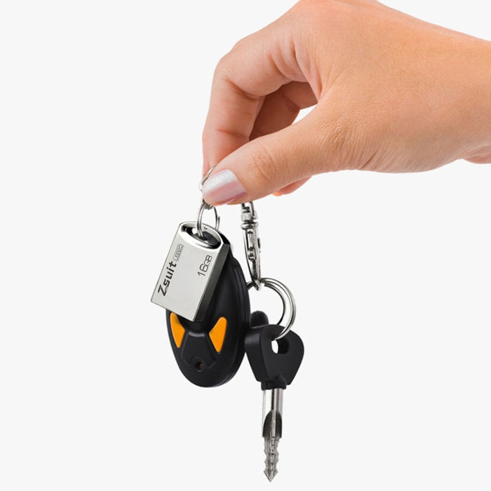 Mini disco flash USB 3.0 anello in metallo 128 GB