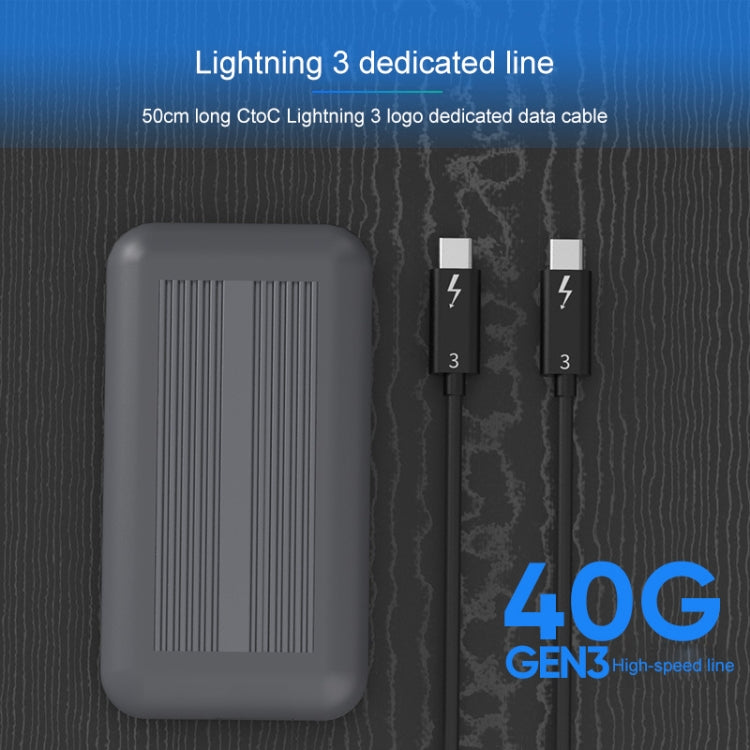 Unità disco rigido SSD M.2 NVMe Thunderbolt 3 Blueendless
