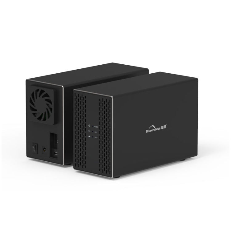 Custodia esterna RAID 3,5" 2 alloggiamenti USB-C