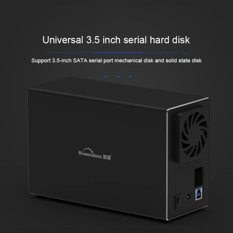 Custodia esterna RAID 3,5" 2 alloggiamenti USB-C