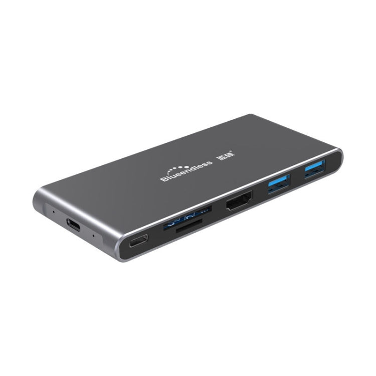 Dock di espansione USB-C 6 in 1 con SSD M.2 Blueendless