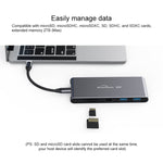 Dock di espansione USB-C 6 in 1 con SSD M.2 Blueendless
