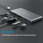 Dock di espansione USB-C 6 in 1 con SSD M.2 Blueendless