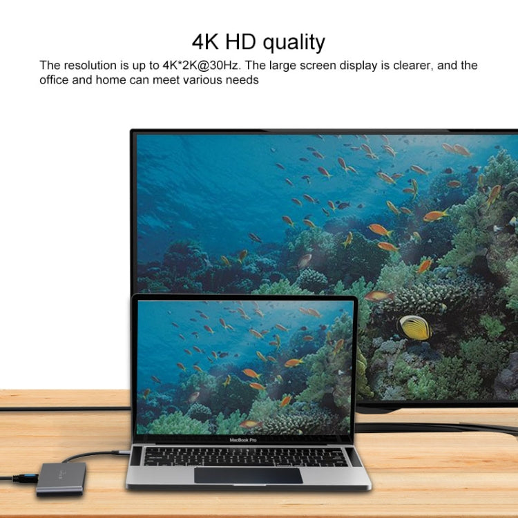 Dock di espansione USB-C 6 in 1 con SSD M.2 Blueendless