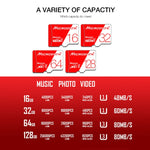 Scheda memoria Micro SD 64GB U3 alta velocità