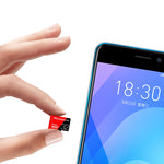 Scheda memoria MicroSD 64GB U3 Microdata rossa e nera