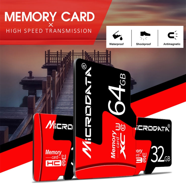 Scheda Micro SD Microdata 128GB U3 rossa e nera - immagine 9