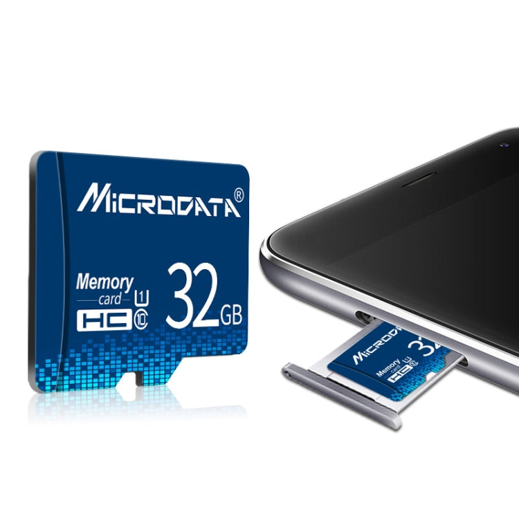 Scheda memoria Microdata 32 GB U1 TF Micro SD blu