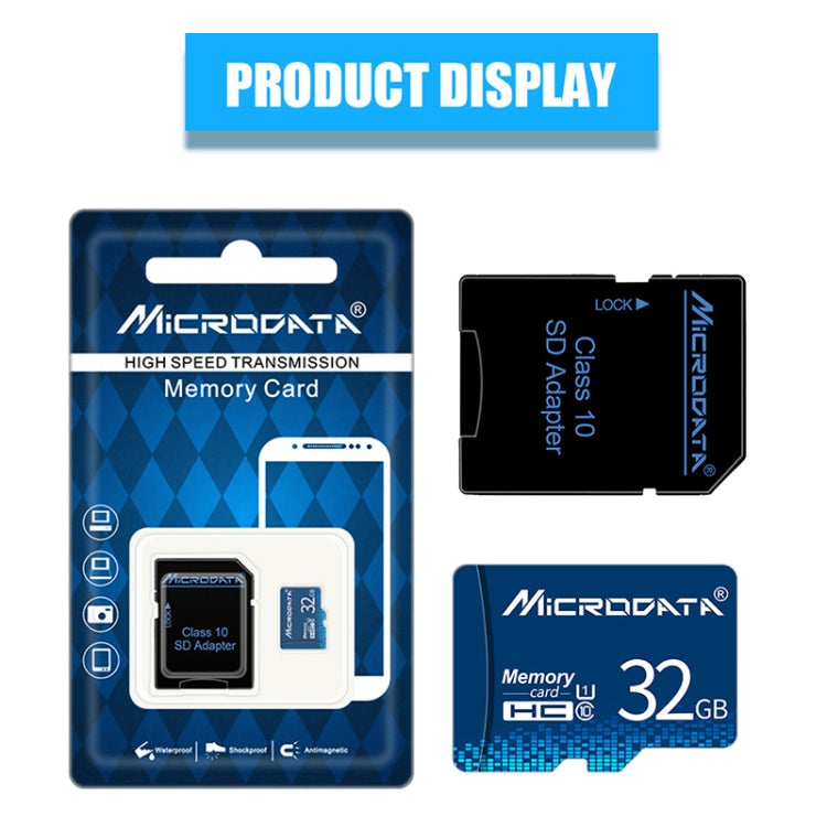 Scheda memoria Microdata 32 GB U1 TF Micro SD blu