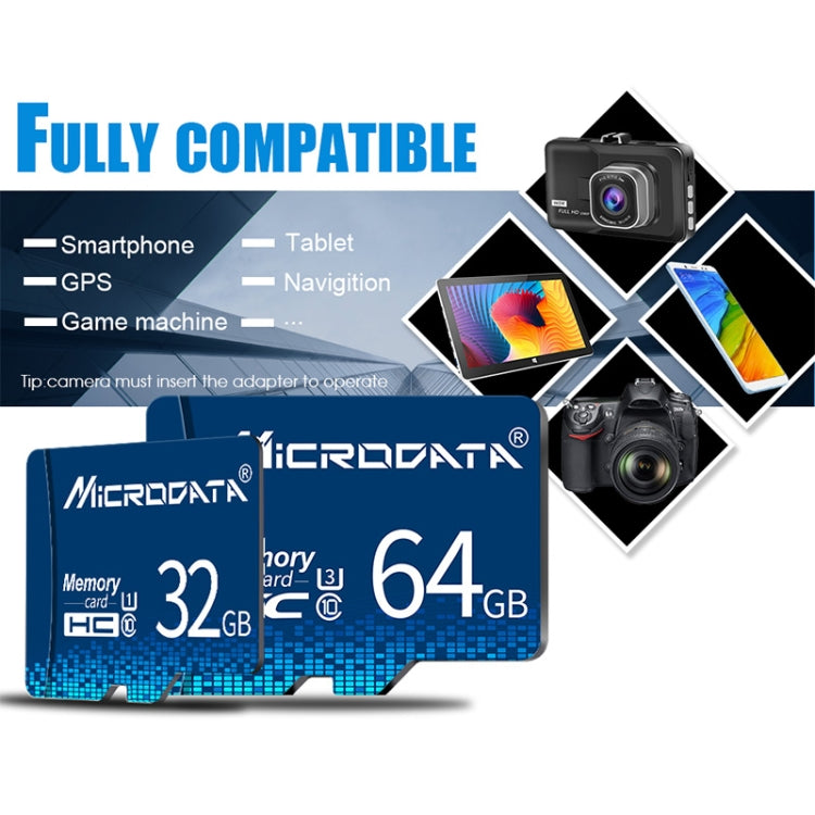 Scheda memoria Microdata 32 GB U1 TF Micro SD blu