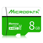 Scheda memoria Micro SD 8GB U1 verde e bianca