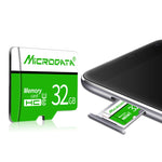Scheda memoria Micro SD 8GB U1 verde e bianca