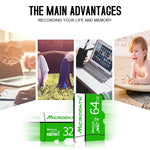 Scheda microSD Microdata U3 da 128 GB per dispositivi TF - immagine 6