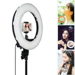 Luce ad anello LED da 12 pollici con autoscatto per foto e video