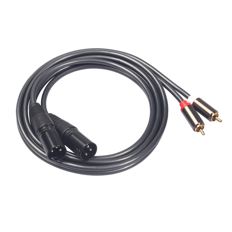 Cavo audio 2 RCA maschio a 2 XLR maschio, 1,5 m - immagine 2
