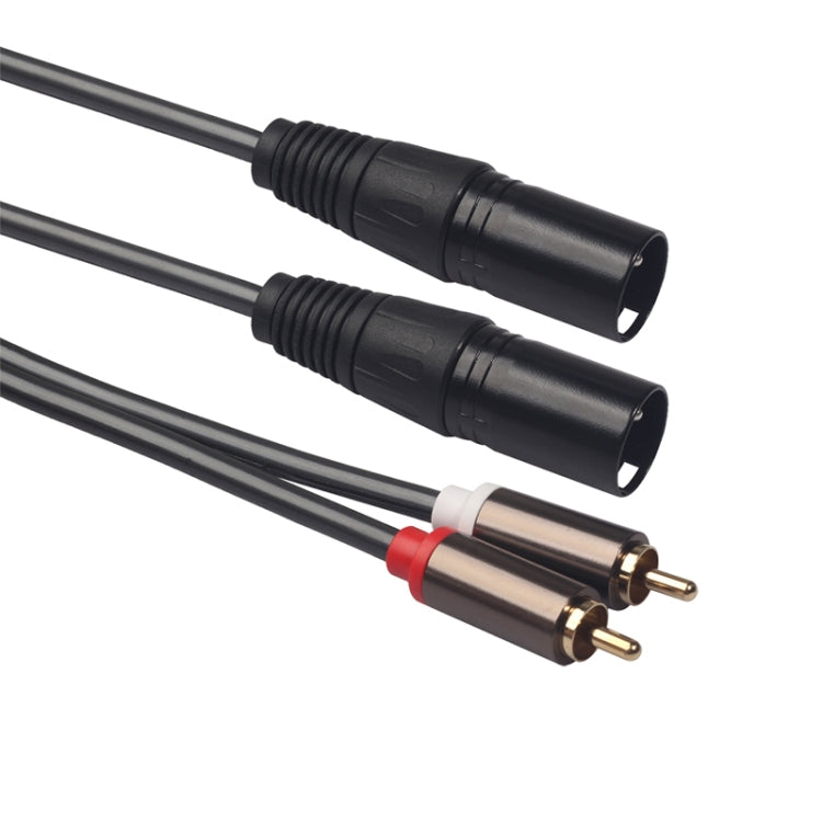 Cavo audio 2 RCA maschio a 2 XLR maschio, 1,5 m - immagine 3