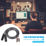 Cavo audio 2 RCA maschio a 2 XLR maschio, 1,5 m - immagine 5