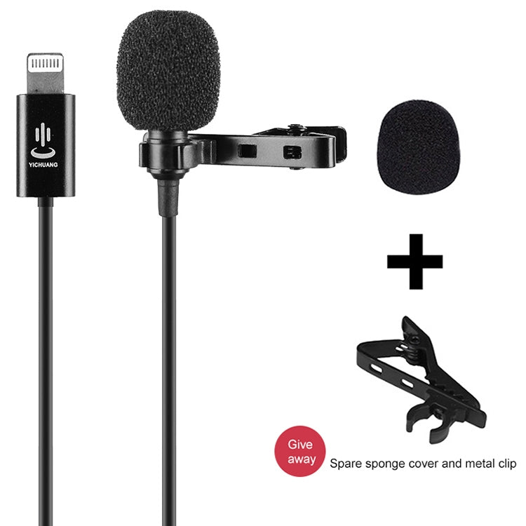 Microfono lavalier YICHUANG YC-LM10II a condensatore 8 pin - immagine 3