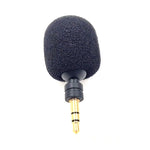 Microfono stereo mini jack 3,5 mm con spina placcata oro