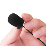Microfono lavalier cablato stereo 3,5 mm con cavo da 3 m - immagine 4