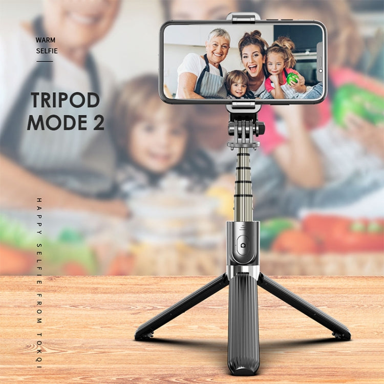 Bastone selfie pieghevole con treppiede Bluetooth in alluminio