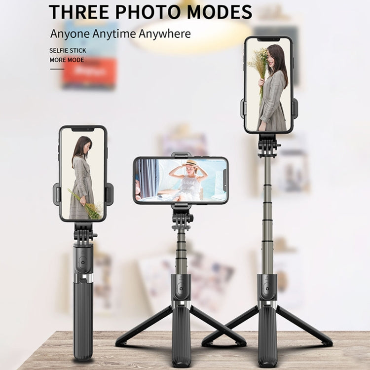 Bastone selfie pieghevole con treppiede Bluetooth in alluminio