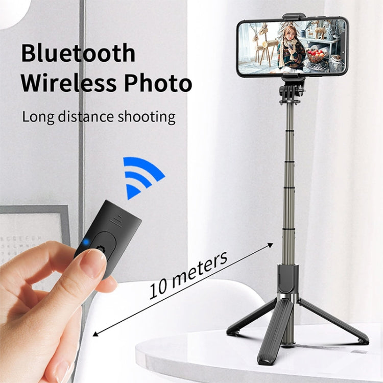 Bastone selfie pieghevole con treppiede Bluetooth in alluminio