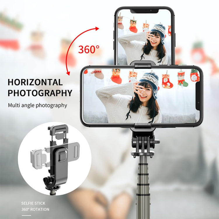 Bastone selfie pieghevole con treppiede Bluetooth in alluminio