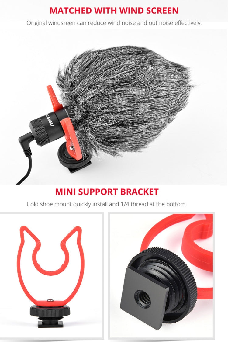 Microfono shotgun YELANGU MIC10 cardioide per DSLR e videocamere DV - immagine 12