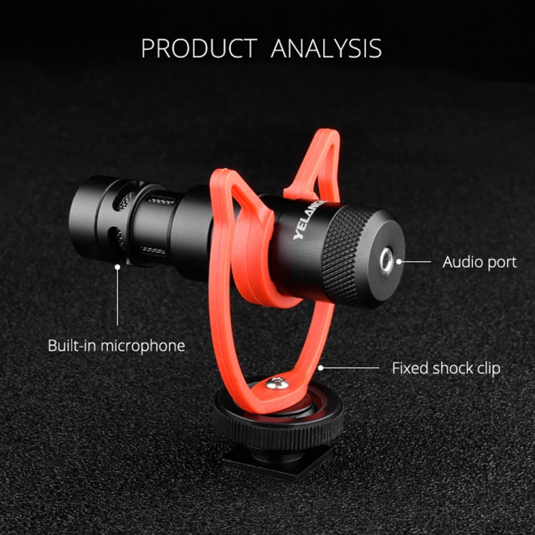 Microfono shotgun YELANGU MIC10 cardioide per DSLR e videocamere DV - immagine 14