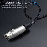 Cavo microfonico schermato XLR femmina a jack mono 6,35 mm, 5 m - immagine 5