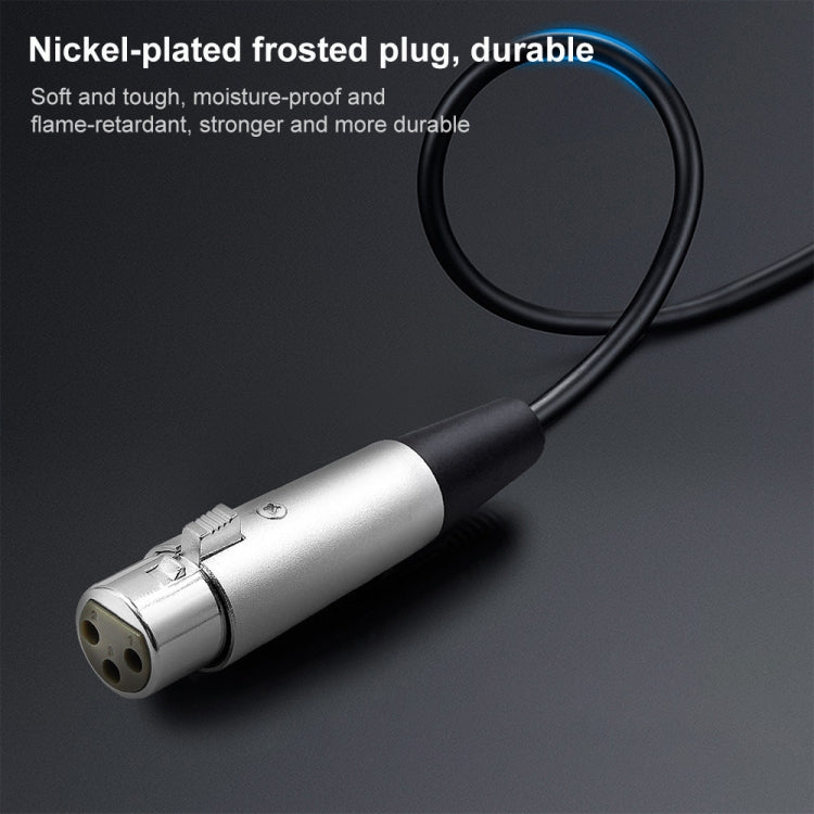 Cavo microfonico schermato XLR femmina a jack mono 6,35 mm, 5 m - immagine 5