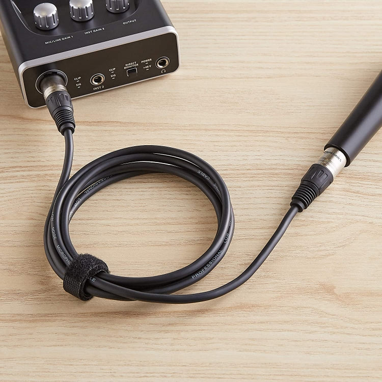 Cavo microfono XLR maschio a femmina 3 pin 5 metri