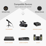 Cavo audio microfono schermato 3 m XLR 3 pin maschio-femmina