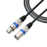 Cavo microfono XLR 3 pin maschio-femmina schermato da 10 m