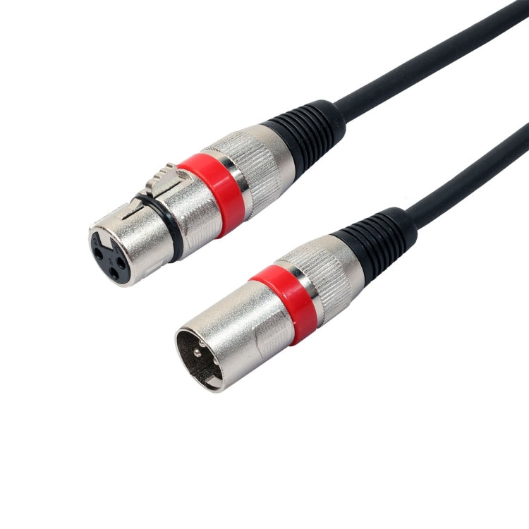 Cavo microfono XLR schermato 3 pin maschio-femmina, 3 m rosso - immagine 2